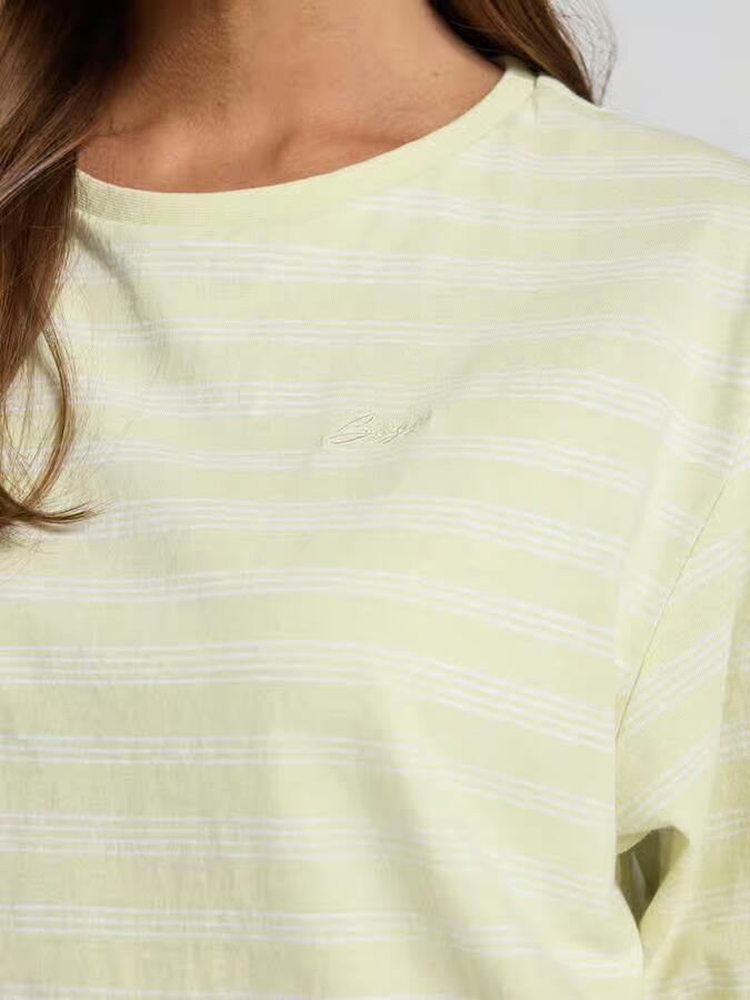 Boss Orange Oversized T-shirt van puur katoen model 'C_EREGULAR_STRIPE'