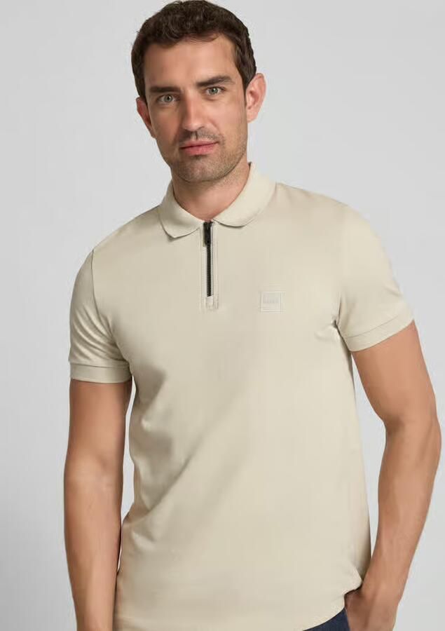 BOSS ORANGE Heren Polo's & T-shirts Passerzip Beige - Foto 3