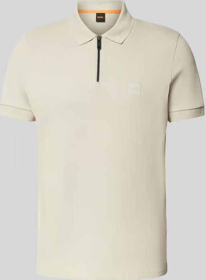 BOSS ORANGE Heren Polo's & T-shirts Passerzip Beige - Foto 4