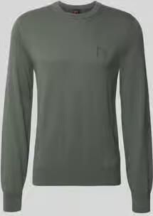 Boss Orange pullover in regular fit van mix van katoen en kasjmier model 'Kanovano_S'