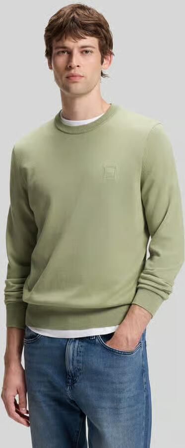 Boss Orange pullover in regular fit van mix van katoen en kasjmier model 'Kanovano_S' - Foto 3