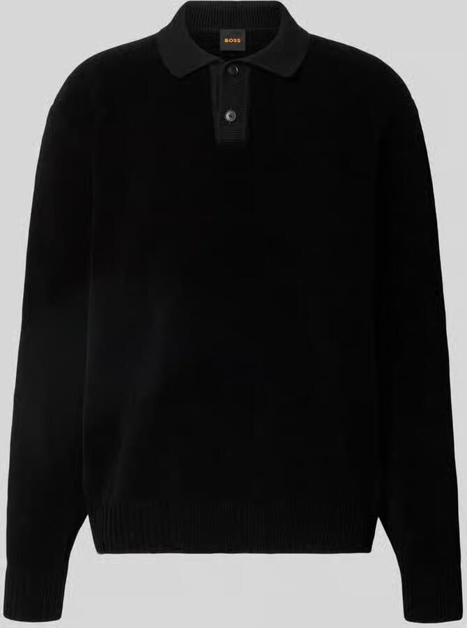 Boss Orange Pullover met polokraag 'Kipolo'
