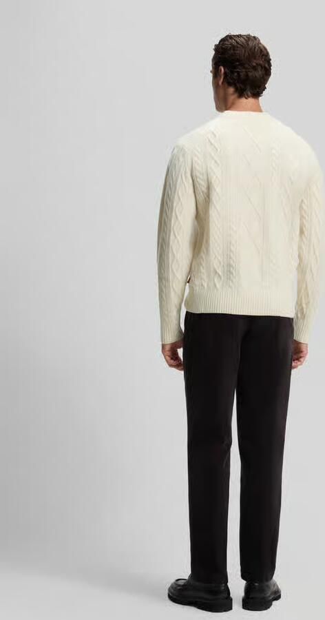 Boss Orange Pullover van scheerwol met kabelstructuur - Foto 2