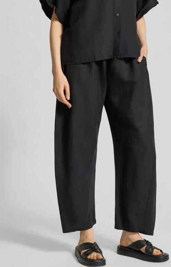 Boss Orange regular fit barrel leg broek van linnenmix model 'TALINEN' - Foto 2
