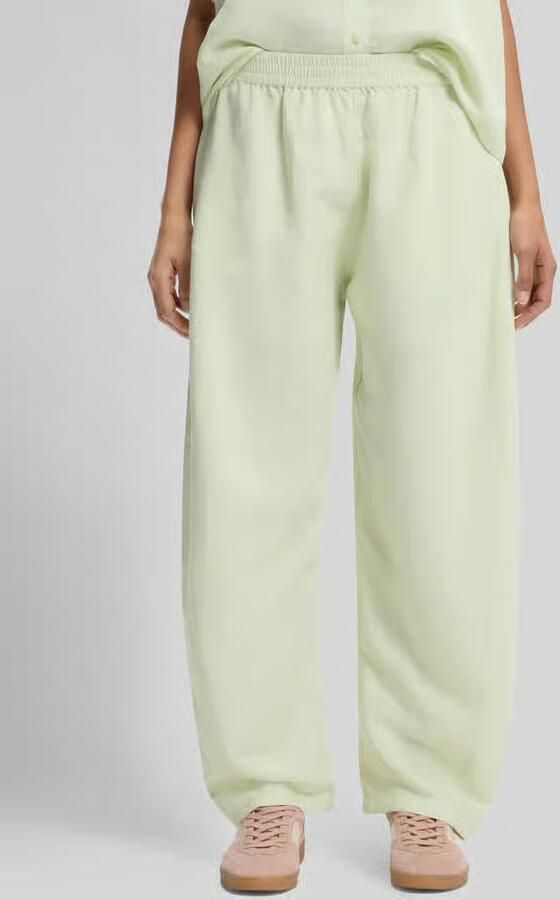 Boss Orange regular fit barrel leg broek van linnenmix model 'TALINEN' - Foto 2