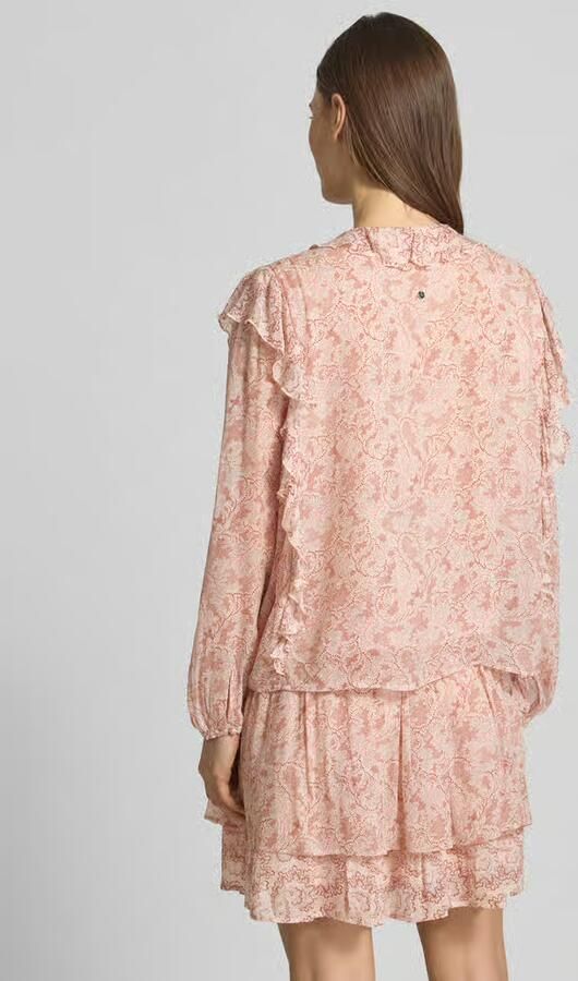 Boss Orange regular fit blouse met lange mouwen van chiffon model 'C_BORMA' - Foto 4