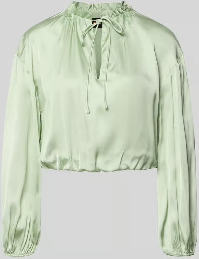 Boss Orange regular fit blouse met lange mouwen van pure viscose model 'BRISE' - Foto 2
