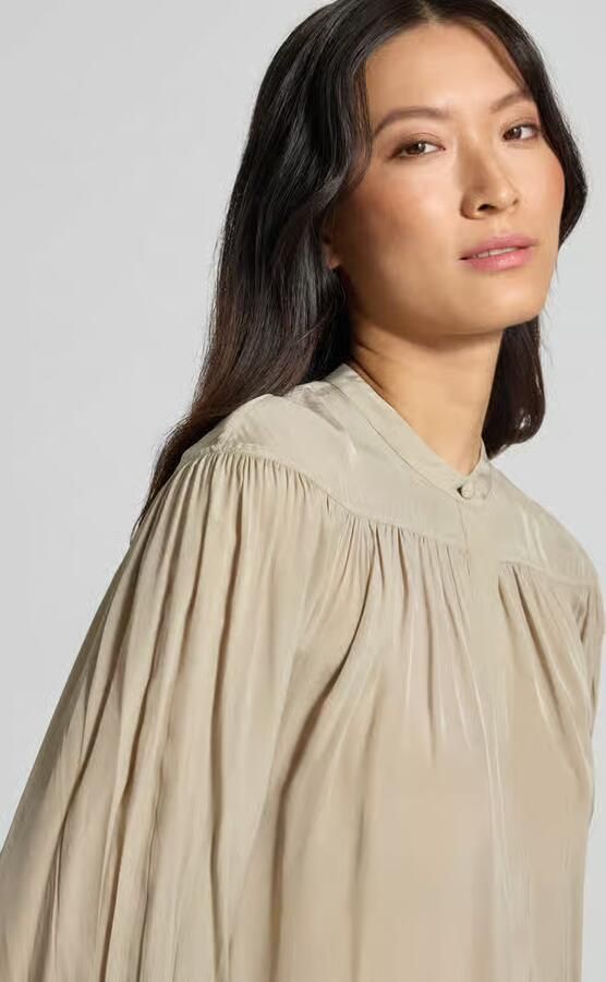 Boss Orange Regular fit blouse met lange mouwen van pure viscose model 'C_Bethena'