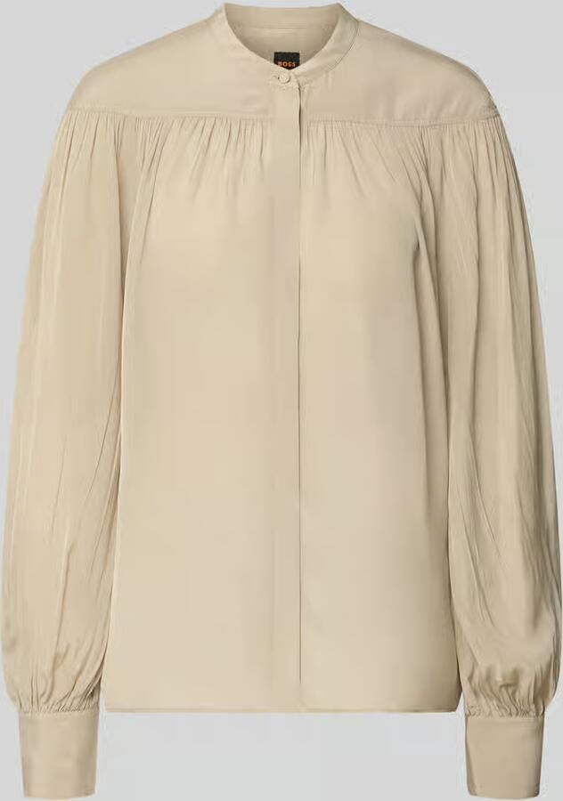 Boss Orange Regular fit blouse met lange mouwen van pure viscose model 'C_Bethena' - Foto 2