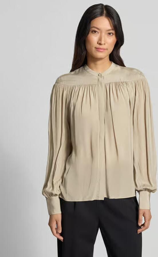Boss Orange Regular fit blouse met lange mouwen van pure viscose model 'C_Bethena' - Foto 2