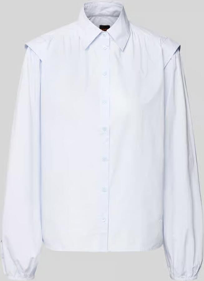 Boss Orange Regular fit blouse met lange mouwen van puur katoen model 'C_BOSALLY'