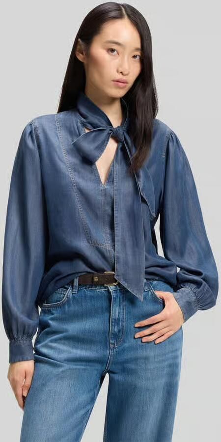 Boss Orange regular fit blouse van lyocell model 'C_BETILLA' - Foto 3