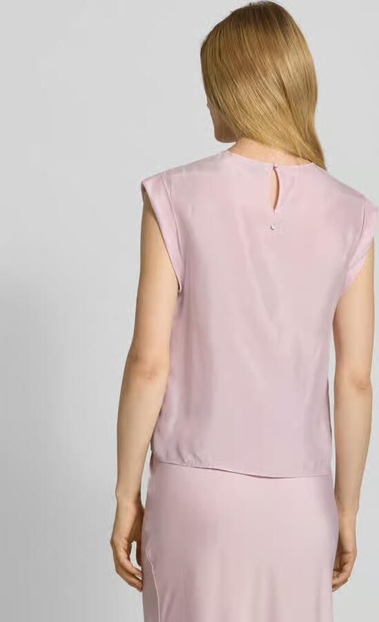 Boss Orange Regular fit blousetop van een mix van cupro en viscose model 'IRNETTE'