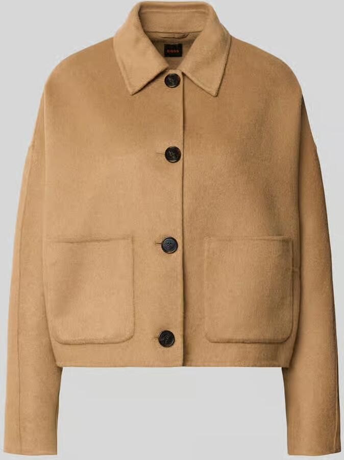 Boss Orange Regular fit blouson met geïntegreerde sjaal aan de kraag model 'C_Cafrina'
