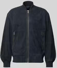 Boss Orange regular fit bomberjack van puur geitenleer model 'JONORVE'