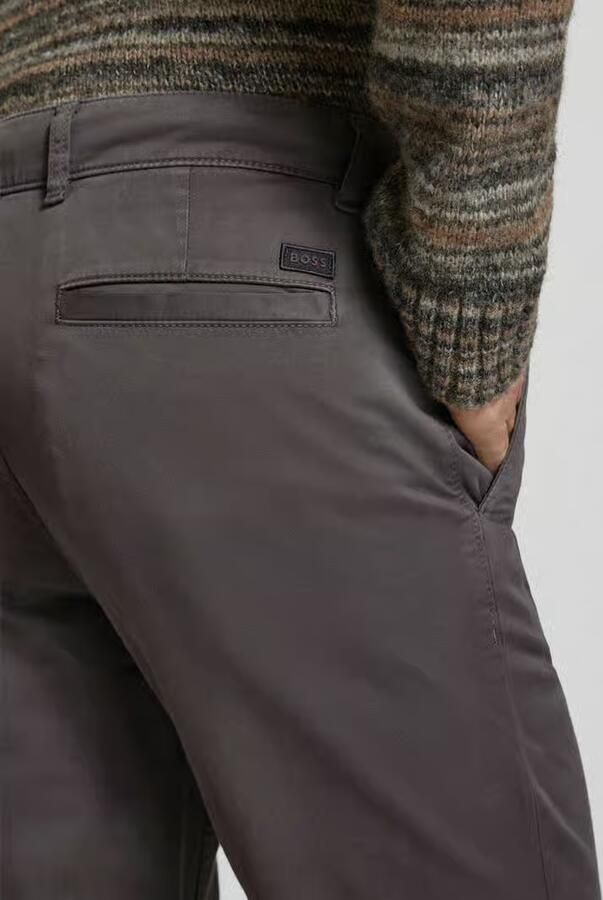 Boss Orange Regular fit chino met ceintuurlussen - Foto 2