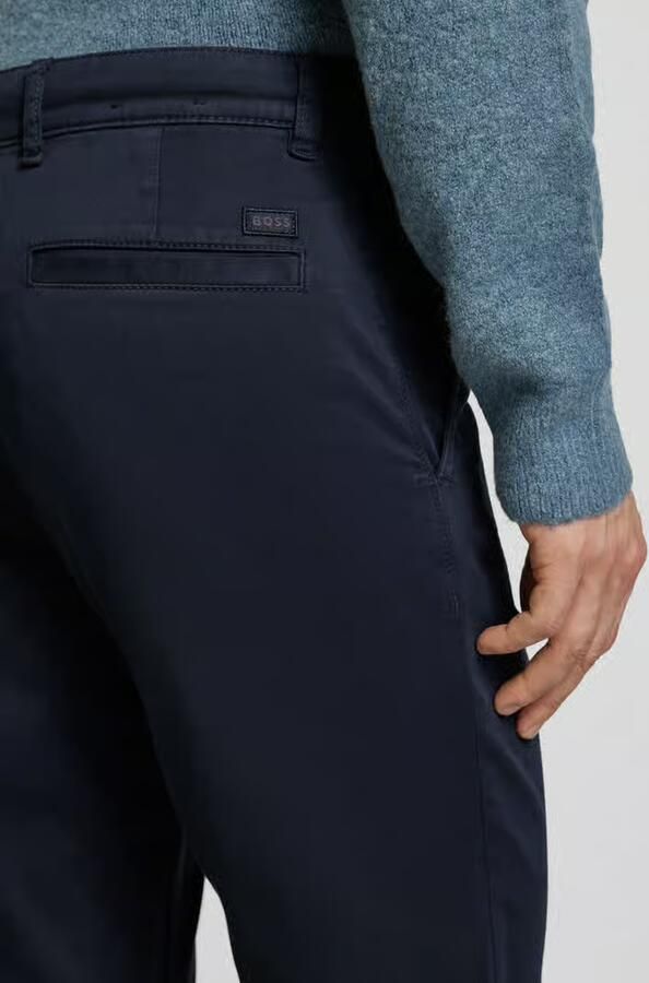 Boss Orange Regular fit chino met ceintuurlussen - Foto 2