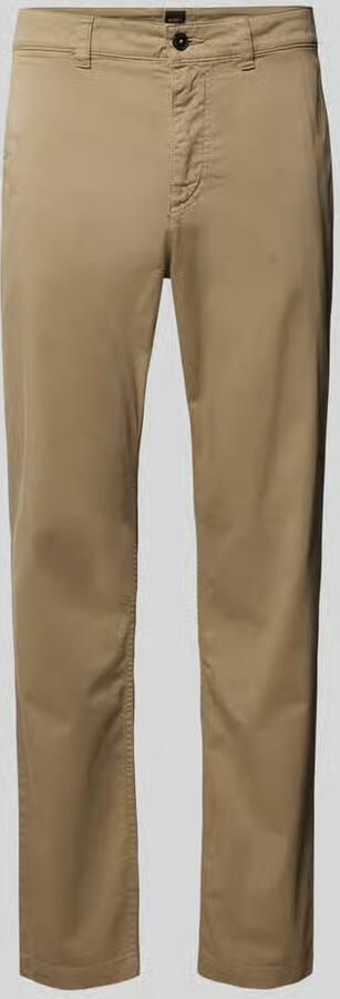 Boss Orange Regular fit chino met ceintuurlussen - Foto 4