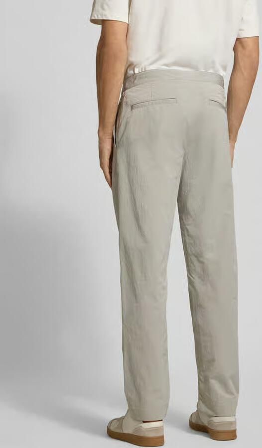 Boss Orange Regular fit Chino met geïntegreerde Riem