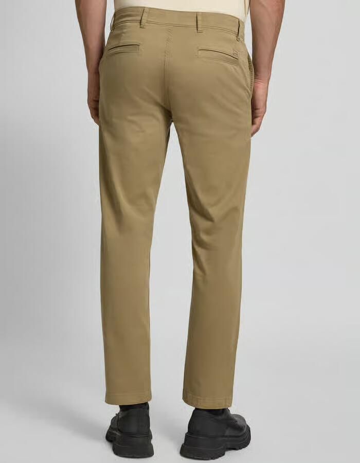 Boss Orange Regular fit chino met ceintuurlussen