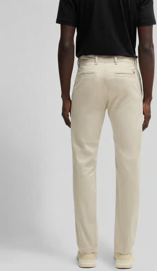 Boss Orange Regular fit chino van katoenmix model 'CHINO Regular 1' - Foto 3