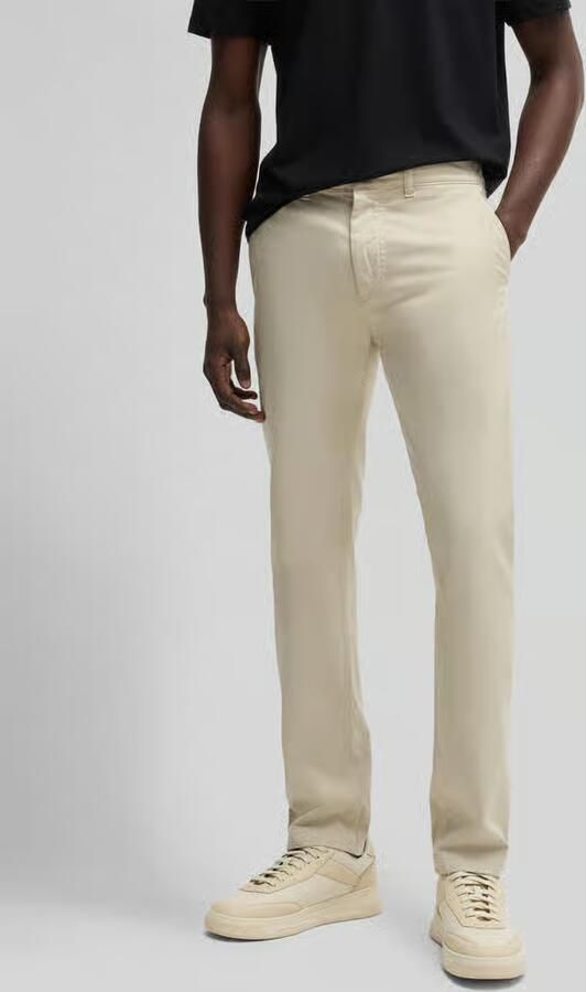 Boss Orange Regular fit chino van katoenmix model 'CHINO Regular 1' - Foto 2