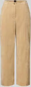 Boss Orange Regular fit corduroy broek met riemlussen model 'C_TACODI'