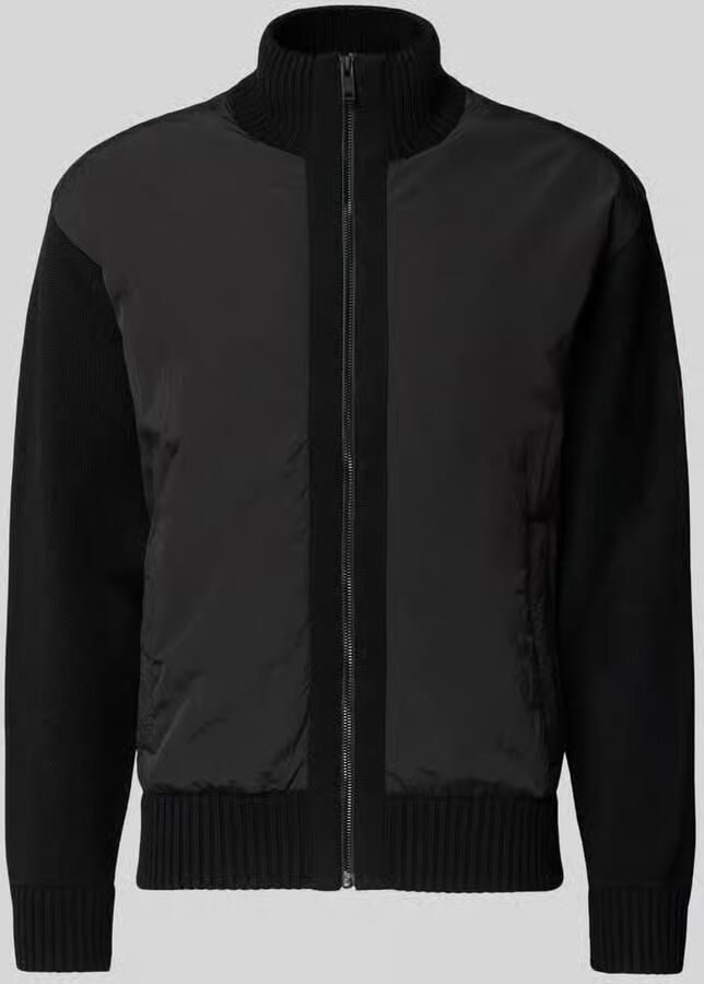 Boss Orange Regular fit gebreid jack met scheerwol model 'KORADO'