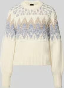 Boss Orange Regular fit gebreide pullover van wolmix model 'FAROMBO'