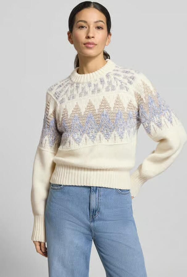 Boss Orange Regular fit gebreide pullover van wolmix model 'FAROMBO' - Foto 2