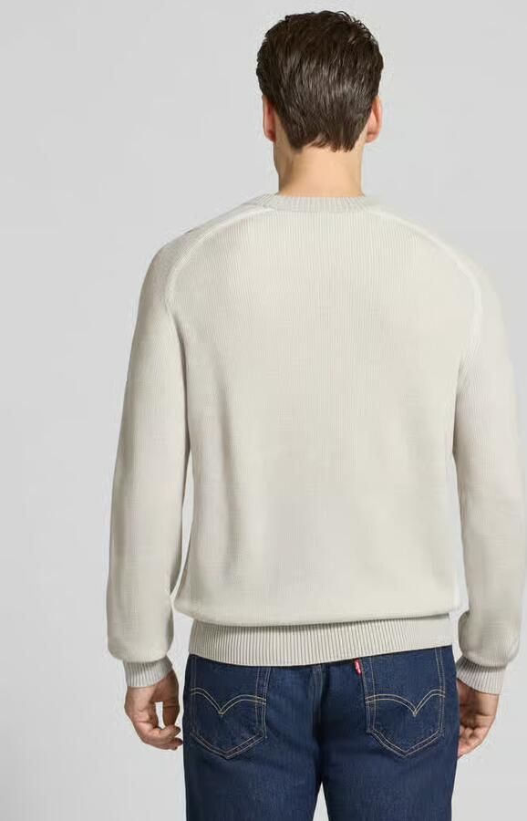 Boss Orange Regular fit gebreide pullover van scheerwolmix model 'AKAJER' - Foto 6