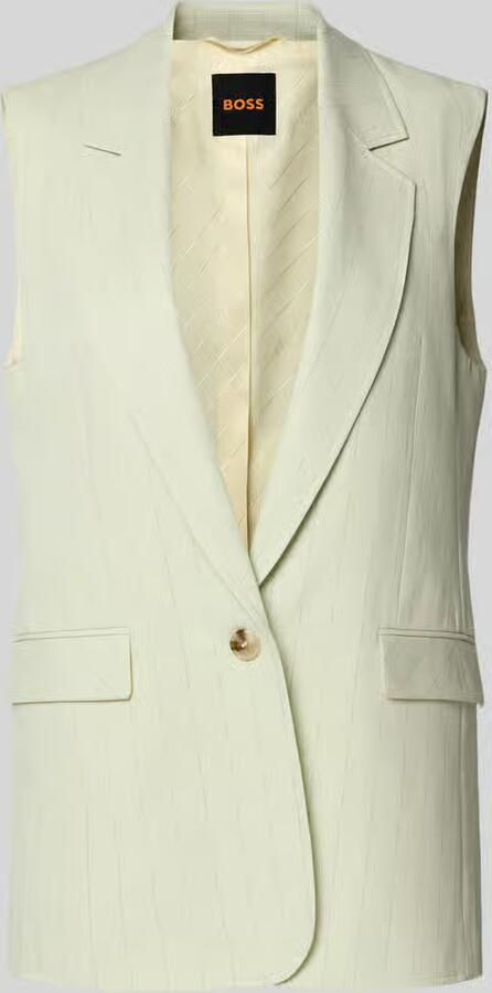Boss Orange regular fit gilet met linnen model 'JAKILY' - Foto 2