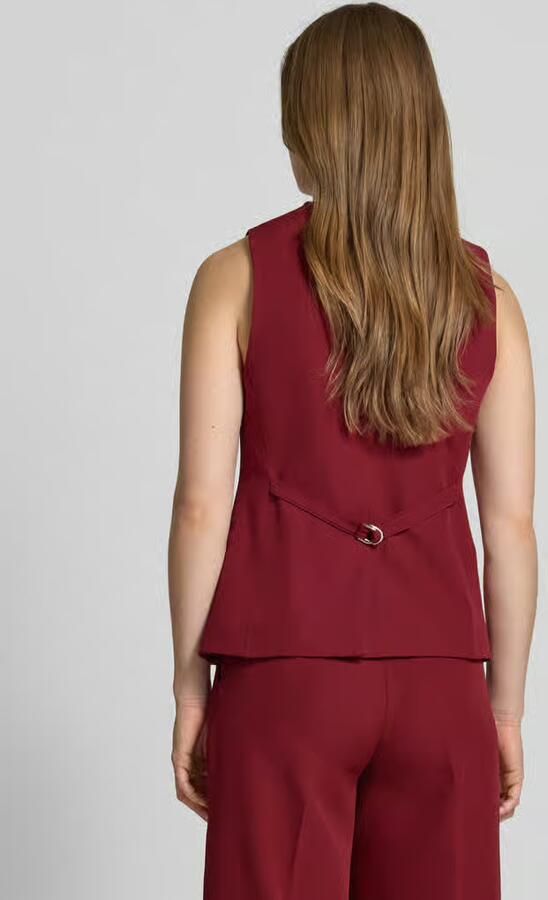 Boss Orange Regular fit gilet met paspelzakken