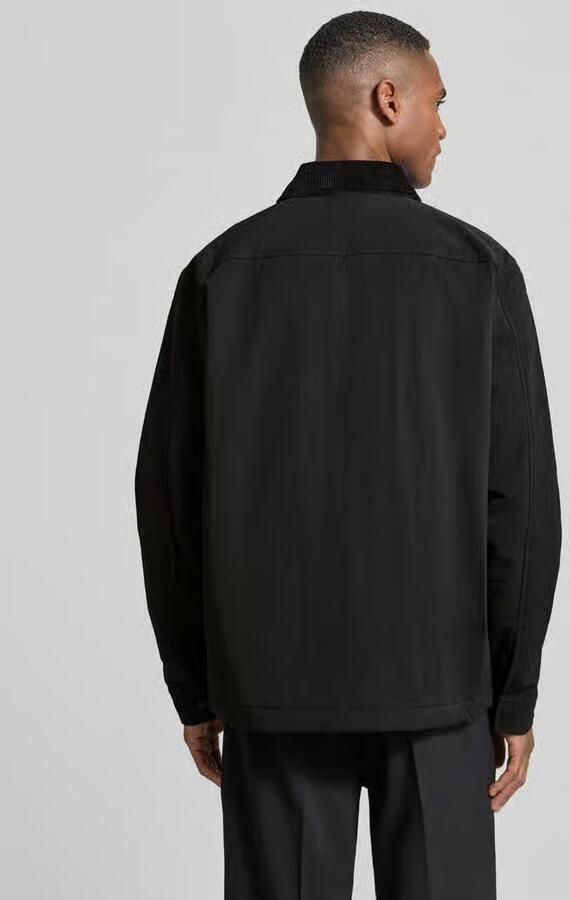 Boss Orange Regular fit Jack met corduroy kraag Model 'LEIDON-ZIP_M' - Foto 2