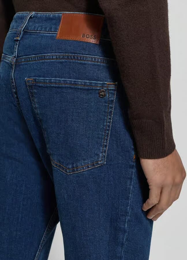Boss Orange Regular fit jeans van katoenmix model 'RE.MAINE BO' - Foto 2