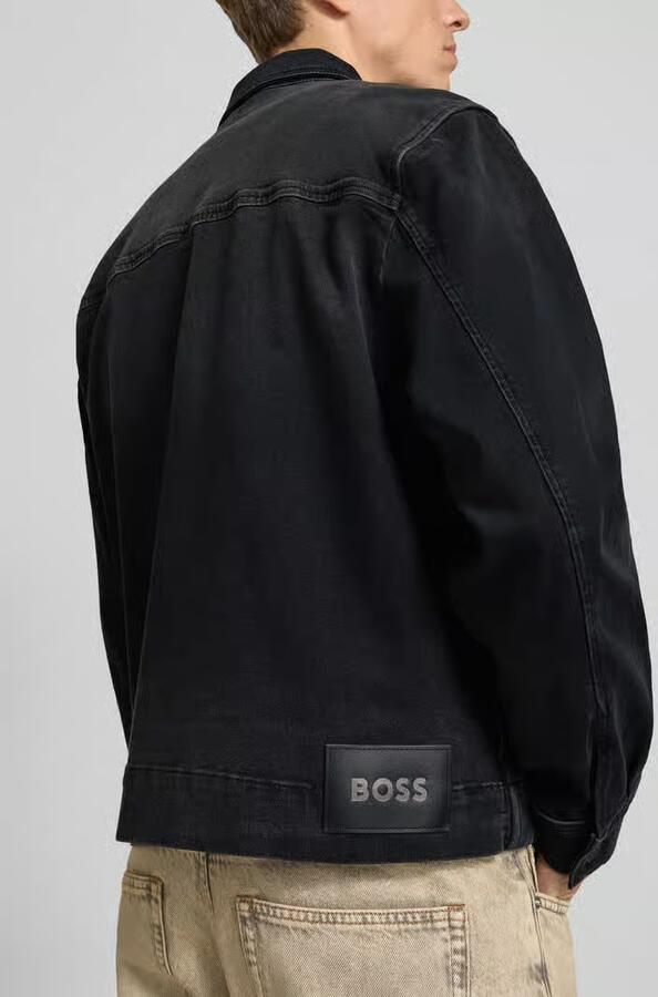 Boss Orange regular fit jeansjack van katoenmix model 'LUNEY BO REF'