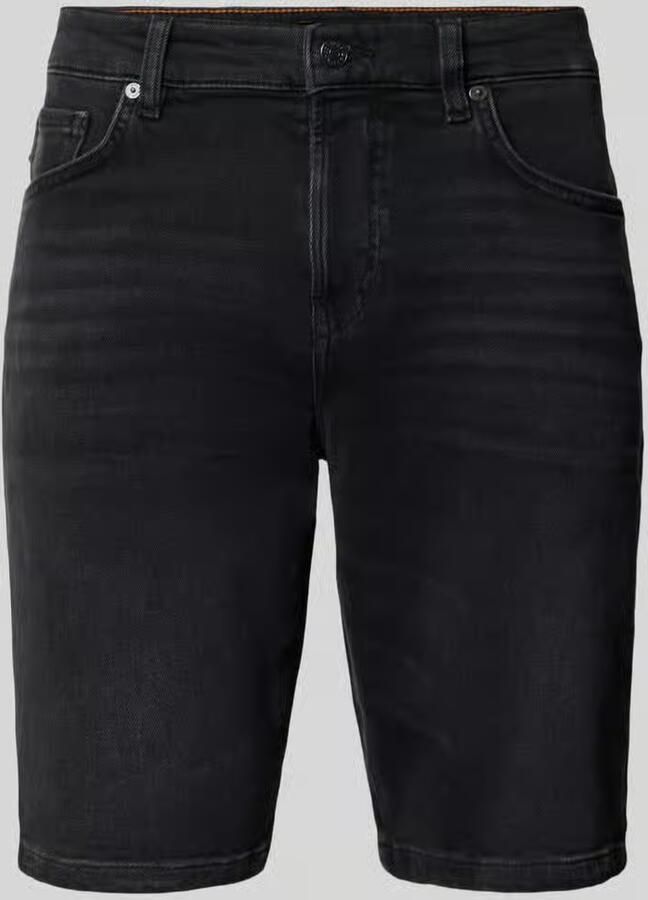 Boss Orange regular fit korte jeans van katoenmix model 'RE.MAINE SHORTS BO BORN' - Foto 2
