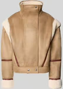 Boss Orange Regular fit kunstleren jack met afneembare platte kraag model 'CHEERLEA'