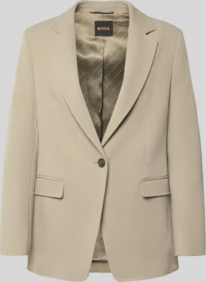 Boss Orange regular fit lange blazer met klepzakken model 'C_Jabla3' - Foto 2