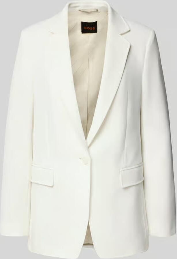 Boss Orange Regular fit lange blazer met reverskraag model 'JABLA3' - Foto 2