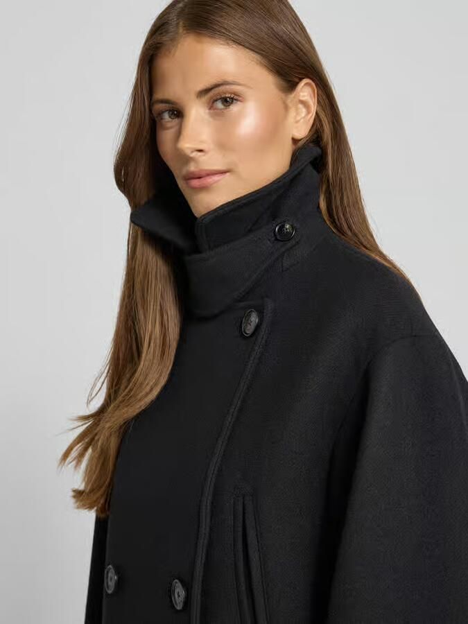Boss Orange Regular fit lange jas van wolmix model 'CISABEL'
