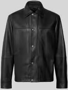 Boss Orange regular fit leren jas model 'JOBAN'