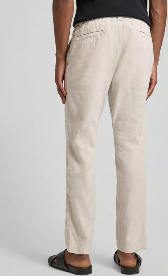 Boss Orange regular fit linnenbroek van linnenmix model 'SANDERSON' - Foto 8
