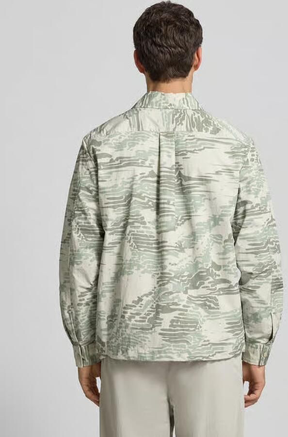 Boss Orange Regular fit overhemdjack met tunnelkoord in de romp model 'LELDON'