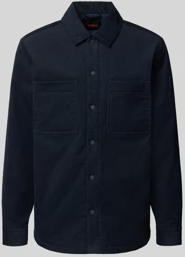 Boss Orange Regular fit overhemdjack van katoenmix model 'Locky_2_M' - Foto 1