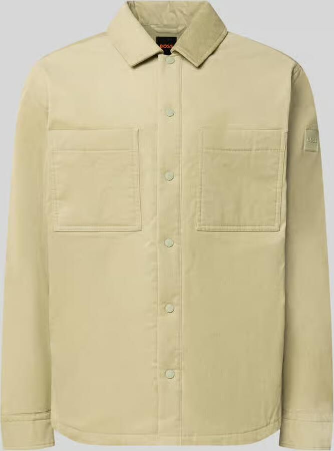 Boss Orange Regular fit overhemdjack van katoenmix model 'Locky_2_M' - Foto 2