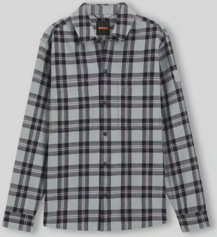 Boss Orange Regular fit overhemdjack van pure katoen model 'LOCKY_2_M'