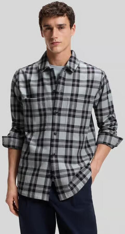 Boss Orange Regular fit overhemdjack van pure katoen model 'LOCKY_2_M' - Foto 3