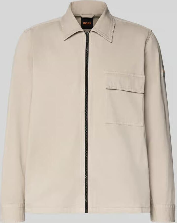 Boss Orange Regular fit overhemdjack van puur katoen model 'M_LORUM'