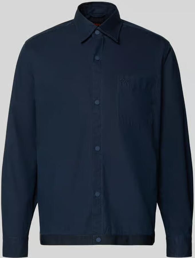 Boss Orange regular fit overshirt van katoenmix model 'LOBEL_M' - Foto 2